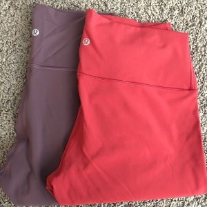 Lululemon Wunder Under Leggings 7/8 Length, Size 8